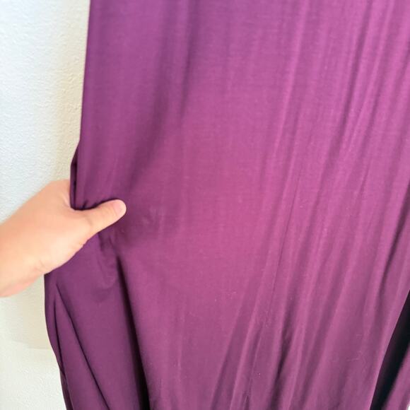 NWT Eileen Fisher Tencel Blend Halter Sheath Dress in Blackberry Purple XL - Picture 13 of 13